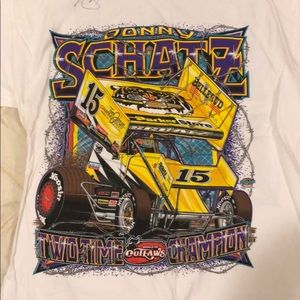 Donny Schatz hand-signed t shirt